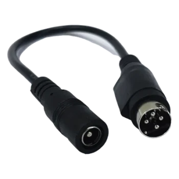 Adaptador DC / Jack Hembra 5.5x2.1mm a Minidin 4 Pines Macho / 168mm / DVR y NVR