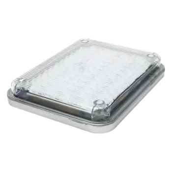 Luz de Advertencia LED / 104 LEDs / 9x7" / 12 VCC / 1 A / Fijo y Parpadeante / Montaje Permanente