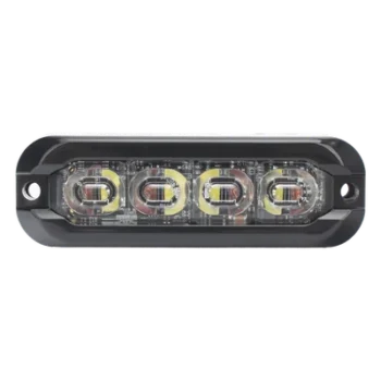 Luz de Advertencia Direccional Flexible / 8 LED Dual Color / 69 Patrones de Destello / IP69K / IP67 / SAE Clase I y II / 12-24 V