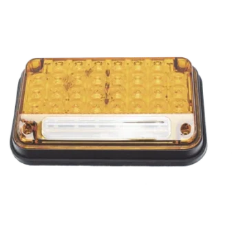Luz de Advertencia LED / 7x4 pulgadas / 66 LED Alta Intensidad / 12 VCC / 10 Patrones de Destello / Mica Ámbar / Montaje Permanente