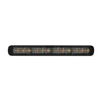 Luz LED de Advertencia / Perfil Ultra Delgado / Quad-Color 48 LED / 11 Pulgadas / IP67/IP69K / Traffic Advisor / Sincronización Múltiple Unidades