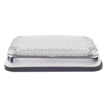 Luz de Advertencia LED / 6x4 Pulgadas / 66 LED de Alta Intensidad / 12 VCC / 10 Patrones de Destello / Montaje Permanente