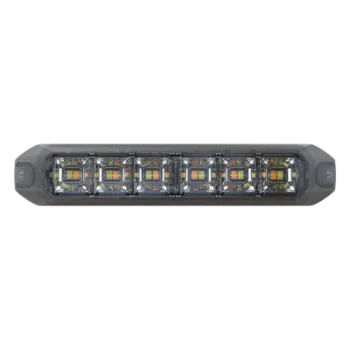 Luz Auxiliar Moldeable / 12 LED Dual Color Rojo/Claro / IP67 / Flexión 120° / Certificación SAE y ECE