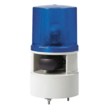 Baliza Indicadora con Bocina / LED Azul / 5 Tonos 105 dB / 4 Patrones Destello / 12-24 VCD / -30 °C a +50 °C