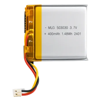 Batería de Respaldo Li-Ion / 400 mAh / 3.7 V / 48 Wh / Tres Pines / -20°C a 55°C