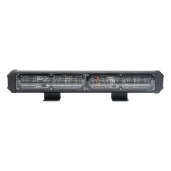 Barra de Luz de Advertencia / 2 Módulos LED / 10 Patrones de Destello / 10.8' (274 mm) / 10-30 VCC / 1.7 A Máximo