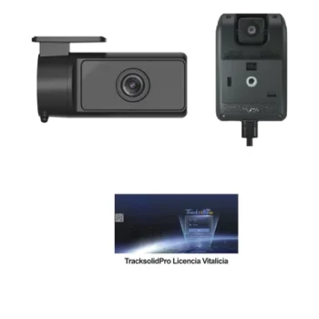 Dashcam Dual para Flotas / 4G / ADAS / DMS / Grabación Dual Carretera y Cabina / Alertas en Tiempo Real / Licencia Plataforma Incluida