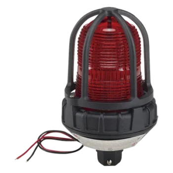 Luz de advertencia LED / Ubicaciones peligrosas / Montaje tubo NPT 3/4" / 24 VCD / Rojo / IP66/IP69K / -50°C a +66°C
