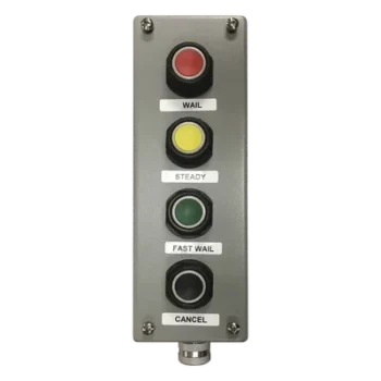 Botonera / 4 Botones Programables / Acero Calibre 14 / NEMA 4, 12, 13 / 9.50' x 6.25' x 3.00'