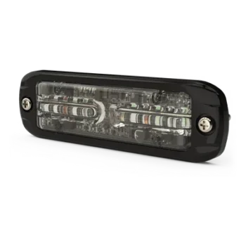 Luz LED de Advertencia Exterior / 18 LEDs Tricolor / Perfil Ultra Delgado / 12-24 VDC / Óptica 360°
