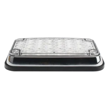 Luz de Advertencia LED / 6 x 4 pulgadas / Bicolor Rojo/Claro / 66 LED / 12 VCC / 10 Patrones de Destello