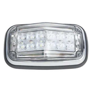 Luz de Advertencia LED / 8 x 4 in / 12 LEDs / 11 Patrones de Destello / IP67 / 12-30 VDC / SAE J595 J845