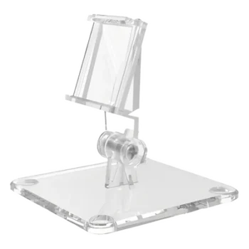 Soporte de Escritorio en T / Rotación 50° / Compatible con Etiquetas 2.13" a 4.2" / Policarbonato y ABS Transparente / Montaje Directo