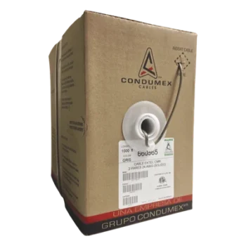 Cable Telefónico / 4 Conductores 24 AWG / 305 m (1000 pies) / 2 Pares Trenzados / CMR Interior