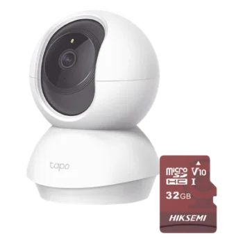 Cámara IP Wi-Fi / 2 Megapixel / Rotación 360° / IR 9 m (29.5 ft) / Micro SD 32 GB / App Móvil