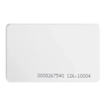 Tarjeta RFID UHF / EPC Gen2 / 860-960 MHz / 26 Bits / 85.6 x 54 x 1 mm / 0.28 x 0.18 x 0.003 ft