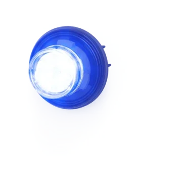 Estrobo LED Oculto / 12 LEDs / Azul/Blanco / 12-24 V DC / Lente Transparente / Bisel Negro