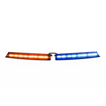 Barra de Luces Interior Tipo Visera / Tricolor Rojo/Azul/Blanco / 144 LED / 12-24V / SAE Class I / Sin Bracket