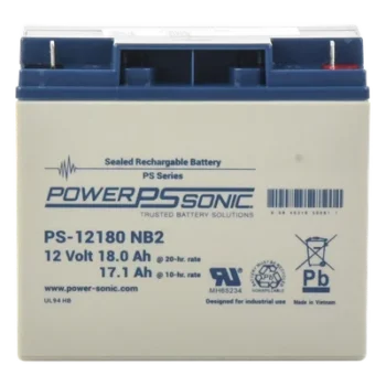 Batería de Respaldo AGM/VRLA / 12V / 18AH / Terminales NB2 / Vida Útil 5 Años / Libre de Mantenimiento