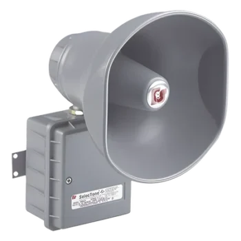 Altavoz amplificado / 15 W / 110 dB a 3 m (9.8 ft) / -55°C a 65°C / CSFM, UL, cUL / 120 Vca / Gris