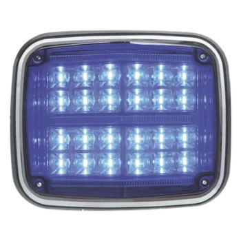 Luz de Advertencia LED / 24 LEDs / 11 Patrones Programables / IP67 / 12-30 VCC / 24 W / Policarbonato