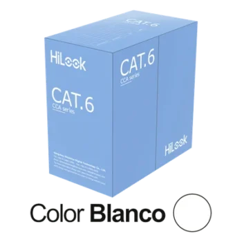 Cable de Red UTP Cat6 / 23 AWG / CCA / 305 m (1000 ft) / CPR Fca / -20°C a 70°C / Interior