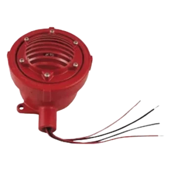 Bocina Vibratone a prueba de explosiones / 24 Vcd / 99 dBA a 10 pies (109 dBA a 1 m) / Roja / NEMA 4X / UL-CSA-cUL