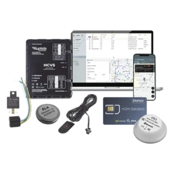 Kit Localizador 4G LTE / Anti-Jammer Ajustable / CAN Bus FMS-J1708-J1939 / Paro Motor Automático / Bluetooth / 1 Año Datos