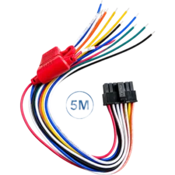 Arnés de alimentación / 5 m (16.4 ft) / Para MDVR MD500S / Conexión estable