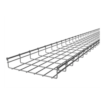 Charola Tipo Malla / 54 mm Peralte / 300 mm Ancho / 3 m Longitud / 10 pies / Electro Zinc 15-20 micras / 258 Cables Cat6