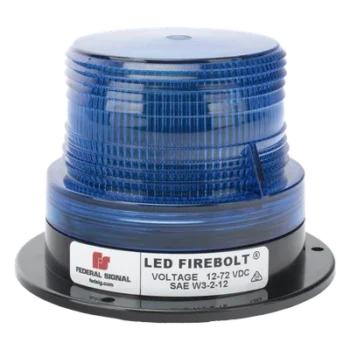 Estrobo LED / 15 patrones de destello / 12-72 Vcc / Montaje en tubería 1/2 pulgada / SAE J845 Clase 2
