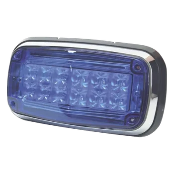 Luz de Advertencia LED / 12 LEDs / 11 Patrones de Destello / IP67 / 12-30 VCC / 170 x 134 x 64.5 mm