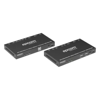 Extensor HDMI HDBaseT / 4K2K@60Hz / HDR 4:4:4 / 18 Gbps / Alcance 100 m (328 ft) / USB KVM / IR Bidireccional / PoC / HDCP 2.2