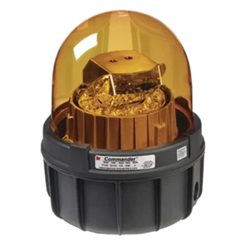 LED de advertencia giratorio / Tipo 4X / IP66/IP69K / 120 VCA / Ámbar / Ubicaciones peligrosas / 1.64 ft cable