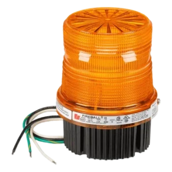 Estrobo LED de advertencia / 12-24 VCD / Ámbar / IP66 e IP69K / UL y cUL / Montaje en superficie NPT 1/2"