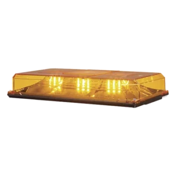 Mini barra de luces / 24 LED / 10 pulgadas / Ámbar / Montaje permanente / SAE J845 Clase 1