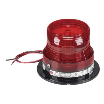 Estrobo streamline / Mini / 12-48 Vcc / 120 Vca / Rojo / 3-5/8' (111 mm) alto / NEMA 4X