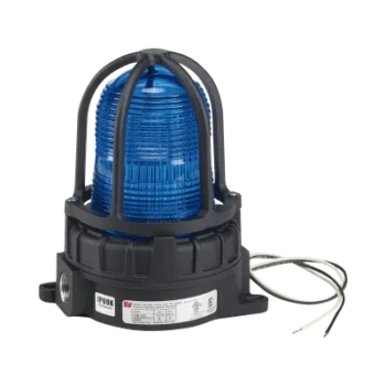 Luz de advertencia LED / Ubicaciones peligrosas / Montaje superficie / 120-240Vca / IP66 / Azul