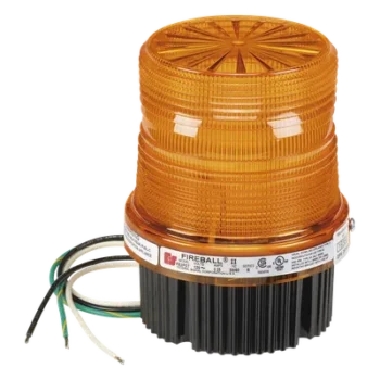 Luz estroboscópica de advertencia / UL cUL / 120 VCA / Ámbar / NEMA 4X IP66 IP67 IP69K / Montaje 1/2 NPT