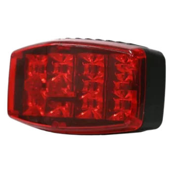 Luz Frontal Ultra Brillante / 9 LED 3W / 25 Patrones Destello / 10-30VCC / 64-104 cm (2.1-3.4 ft) / Rojo