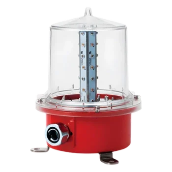 Luz de Obstrucción de Aviación LED / Baja Intensidad Tipo B / Certificación ICAO / IP66 / -30°C a +50°C / 110-220 Vca / 98.4 pies de alcance