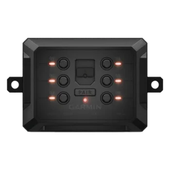 Caja de control / 6 salidas / 30 A por salida / 100 A total / IPX7 / Inalámbrico / 5″ x 1″ x 3″