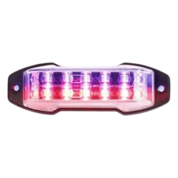 Luz perimetral / 18 LED / 24 patrones de destello / SAE J595 Clase I / California Title 13 / Lente de policarbonato