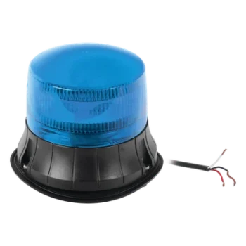 Burbuja LED giratoria / 9 LEDs / 12-30 VCC / IP65 / Montaje permanente / 2 patrones de destello