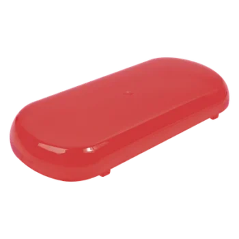 Domo de señalización industrial / Compatible X605R / Material UV resistente / Color rojo