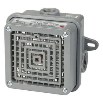 Bocina para ambientes peligrosos / 240 VCA / 110 dBA @ 1 m / IP69K / UL-CSA Clase I Div 2 / 115x115x93 mm / 4.5x4.5x3.7 in