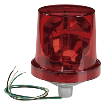 Luz de advertencia giratoria / 120 VAC / LED 25W / IP66/IP69K / Montaje 1/2" NPT / 90 destellos/min