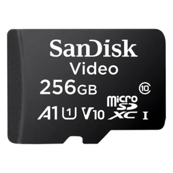 Memoria microSD / 256GB / Alta Resistencia / Clase 10 / UHS-I / -25°C a 85°C / 128 TBW