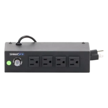 Regleta de Alimentación / 4 Contactos NEMA 5-15R / 120Vca / 10A Máx. / Montaje Escritorio o Pared