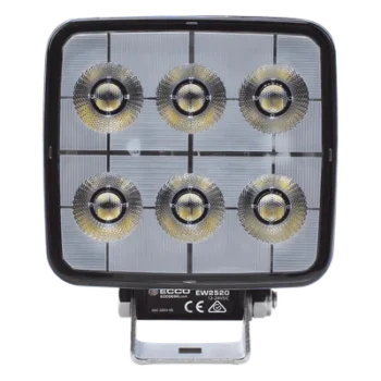 Luz de Trabajo LED / 2800 Lúmenes / 12-24 VCD / IP67 e IP69K / 6 LED 24x1W / Compacta 5.1" x 4.2" x 1.9"